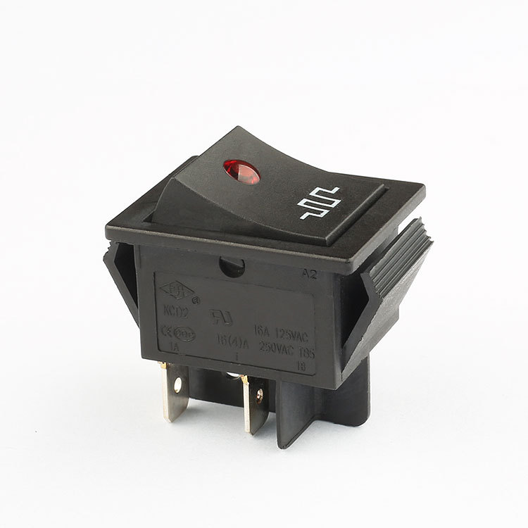 上海永星kcd2点发光4脚船型开关厂家直销