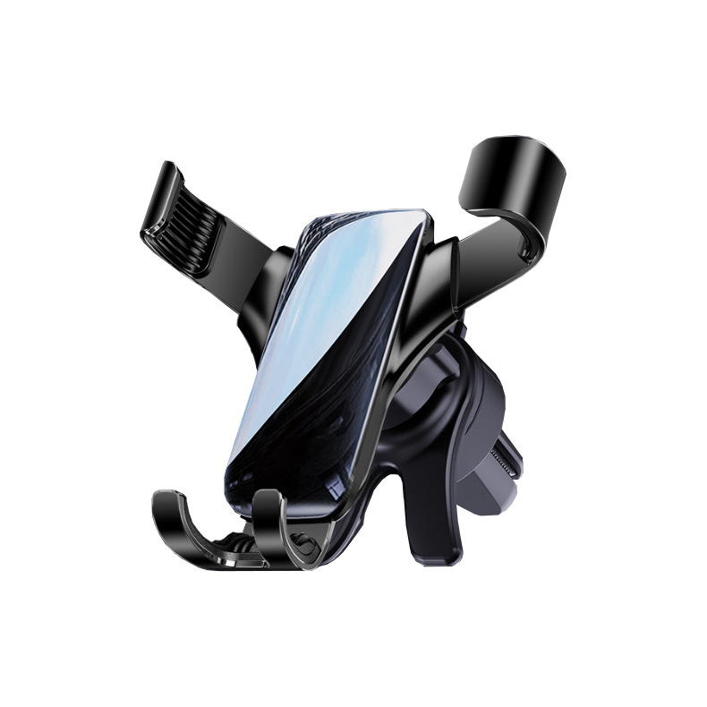 Mobile Phone Stand Air Outlet Gravity Sensor Car Alloy Bracket Automobile Phone Holder Triangle Gravity Mirror Bracket