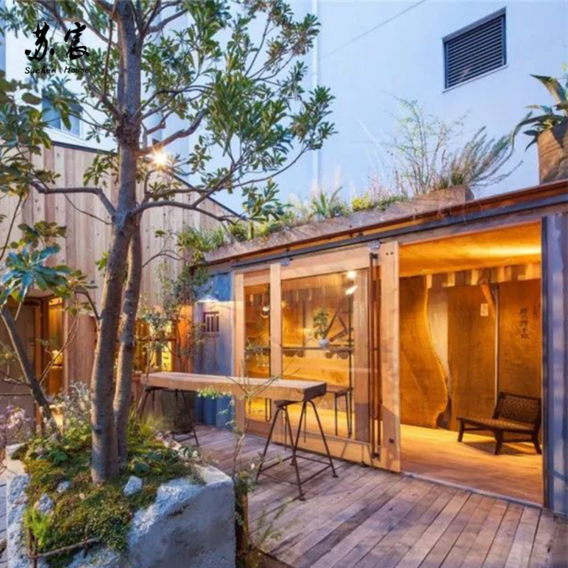 全新定制集装箱木屋改造咖啡店饮品店 钢结构活动板房设计施工