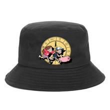 跨境 动漫 怪诞小镇 渔夫帽男女运动遮阳帽户外运动盆帽 代发