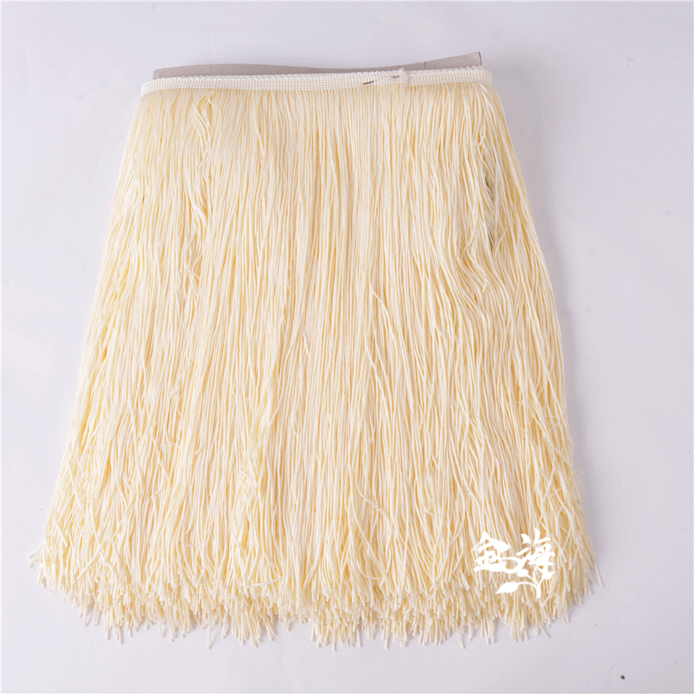 new clothing accessories encryption champagne fringe lace 35cm dance clothing tassel polyester clothing accessories