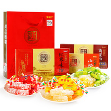 圣福记高粱饴礼盒230g*4盒软糖礼品山东特产带手提袋伴手礼尚品糖