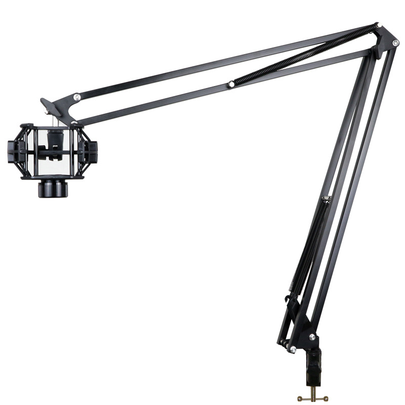 话筒手持麦克风主播手机直播桌面万向支架可调节直播悬臂支架金属