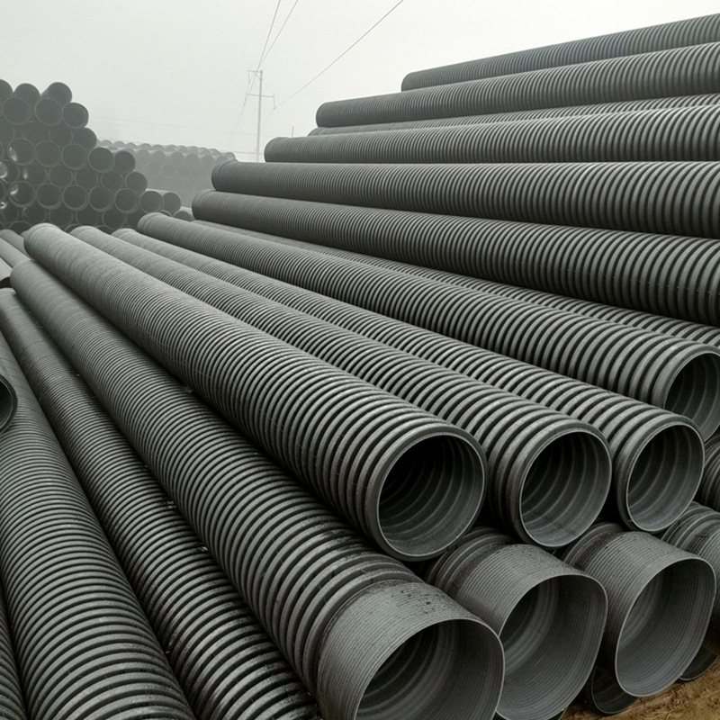 加工定制hdpe双壁波纹管聚乙烯大口径波纹管市政排水排污下水道管