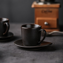 日式复古陶瓷意式咖啡杯碟套装espresso小号餐厅咖啡杯子