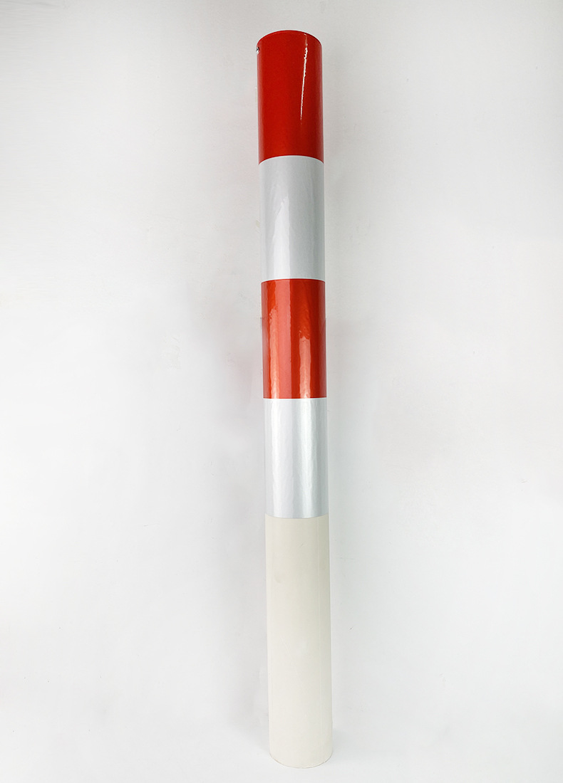 道路反光示警柱 可预埋红白道口柱隔离立柱 pvc柱子路桩道口