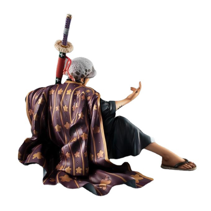 动漫批发海贼王pop和之国和服罗武士装坐姿模型盒装手办