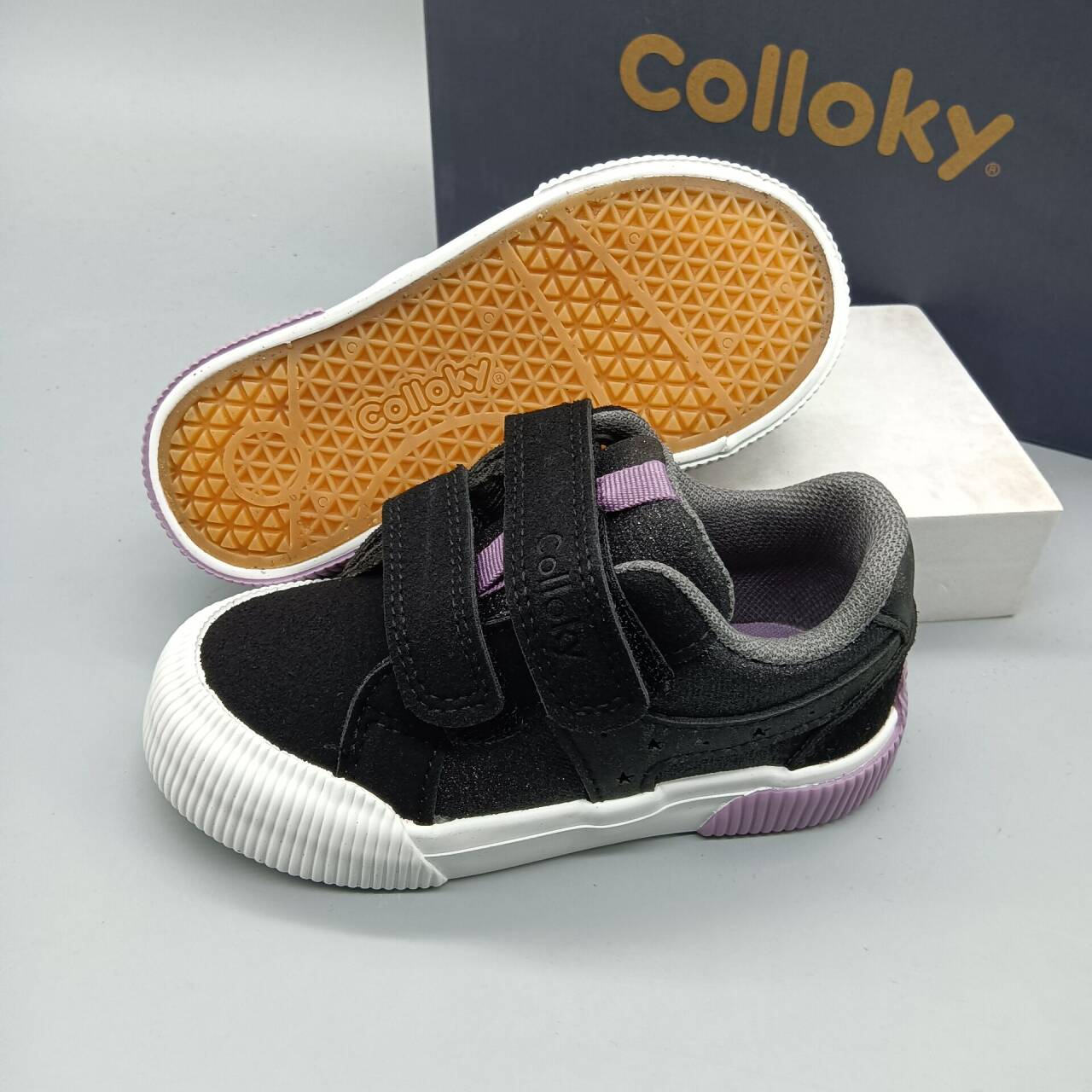 出口外贸coll*ky女童运动鞋魔术贴休闲潮流百搭-阿里巴巴