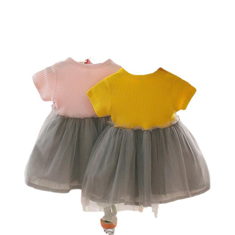 女童夏装裙子婴幼儿连衣裙1-2-4岁小女孩网纱裙3女宝宝公主裙-阿里巴