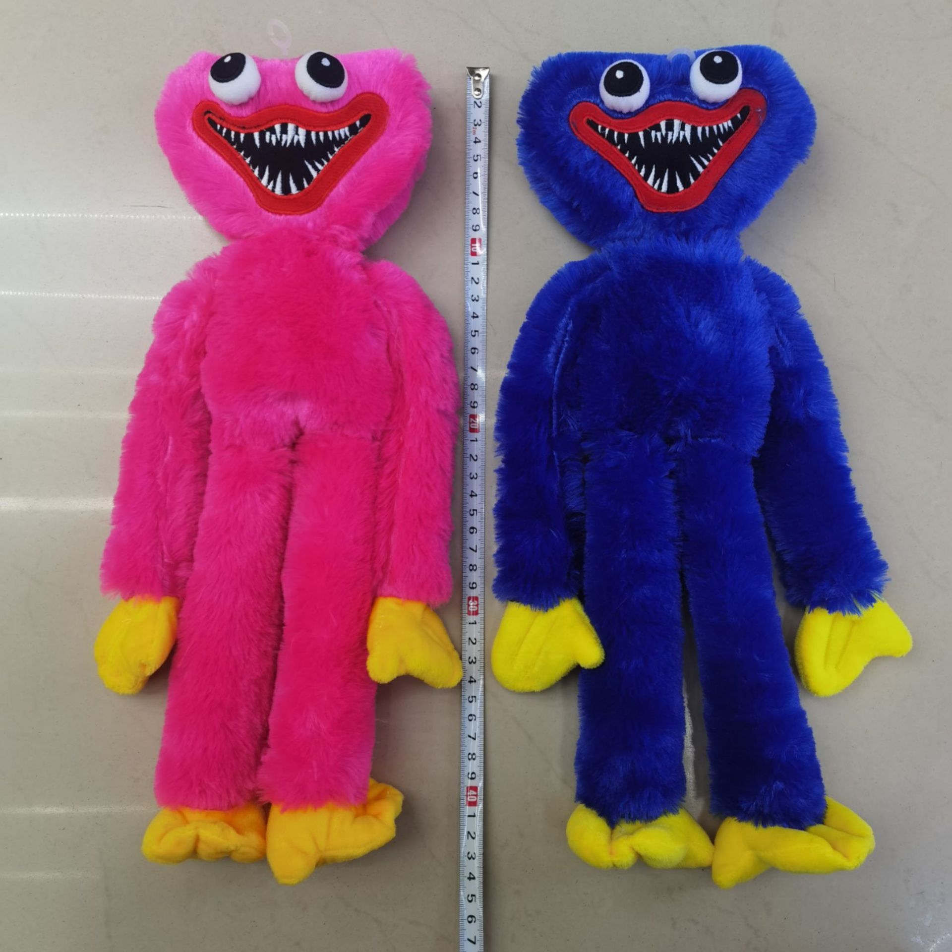 爆款现货40厘米波比公仔110克红蓝怪长手长脚毛绒玩具游戏公仔