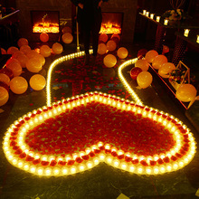 生日快乐led灯蜡烛创意焰火老公布置新婚房间求婚套餐一周年浪漫