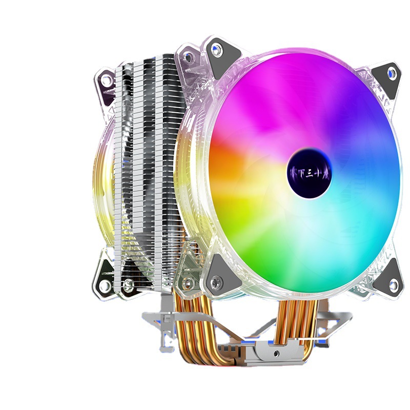 适用cpu散热器12cm风扇amd电脑台式机intel主板x79x99热管-阿里巴巴