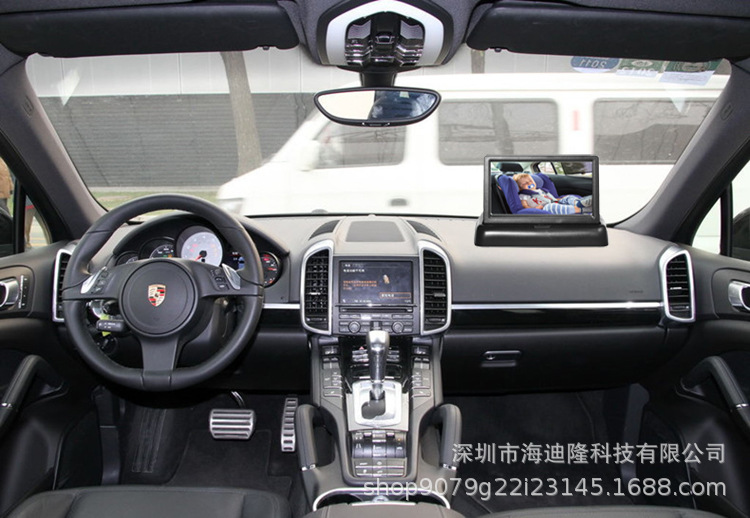 新款车载婴儿监控器车内监视器红外高清摄像头亚马逊跨境电商热销