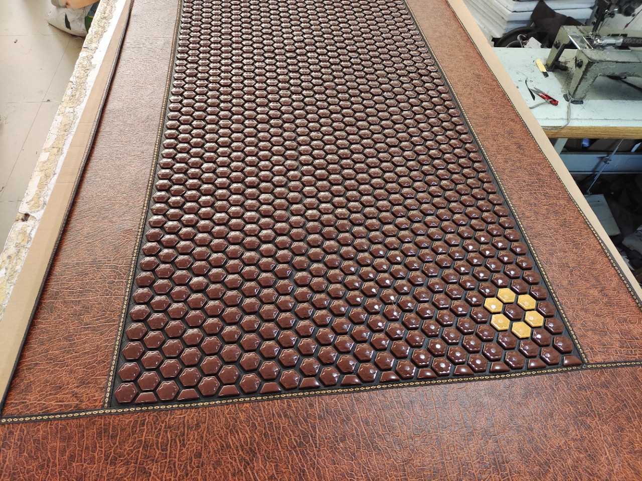 可喜安麦饭石床垫棕色玉石床垫支持自主棉功能床垫