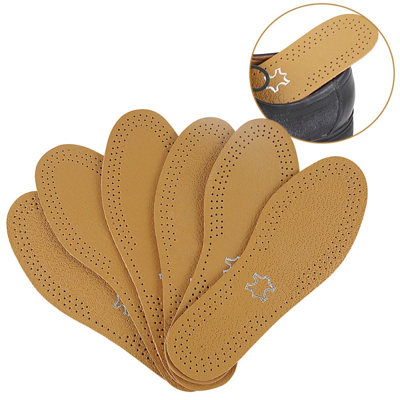 皮革鞋垫超纤皮鞋垫 男女吸汗减震透气单鞋鞋垫 运动休闲鞋鞋垫