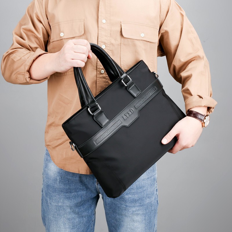 Cross-Border 2020 New Business Handheld Laptop Bag Large Capacity Shoulder Bag Briefcase Men's Bag Delivery