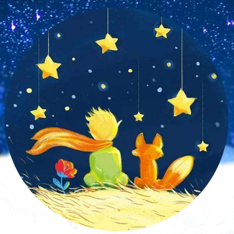 太钢小王子与狐狸情侣项链镂空天作之合男女情人节礼物双色锁骨链