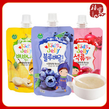 韩国进口韩美禾果冻120g苹果蓝莓香蕉味吸吸冻零食果味型果冻
