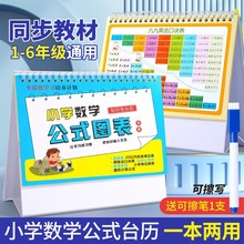 小学数学公式台历大全二年级1一6加减乘除法99九九乘法口诀表图表