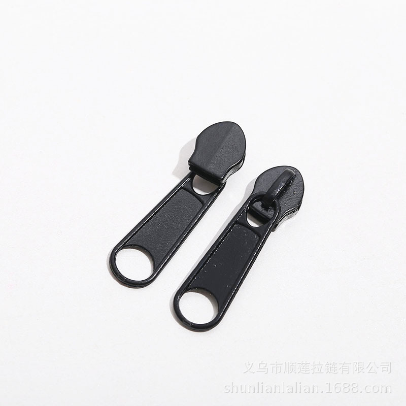 5号黑色金属拉头箱包皮包服装文具笔盒沙发手提袋五号黑色拉链头