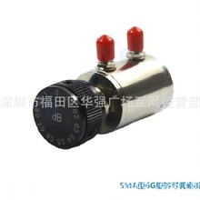 SMA-KK-6G旋转可调衰减器0.1dB步进单股衰减器6G旋钮手动式衰减器