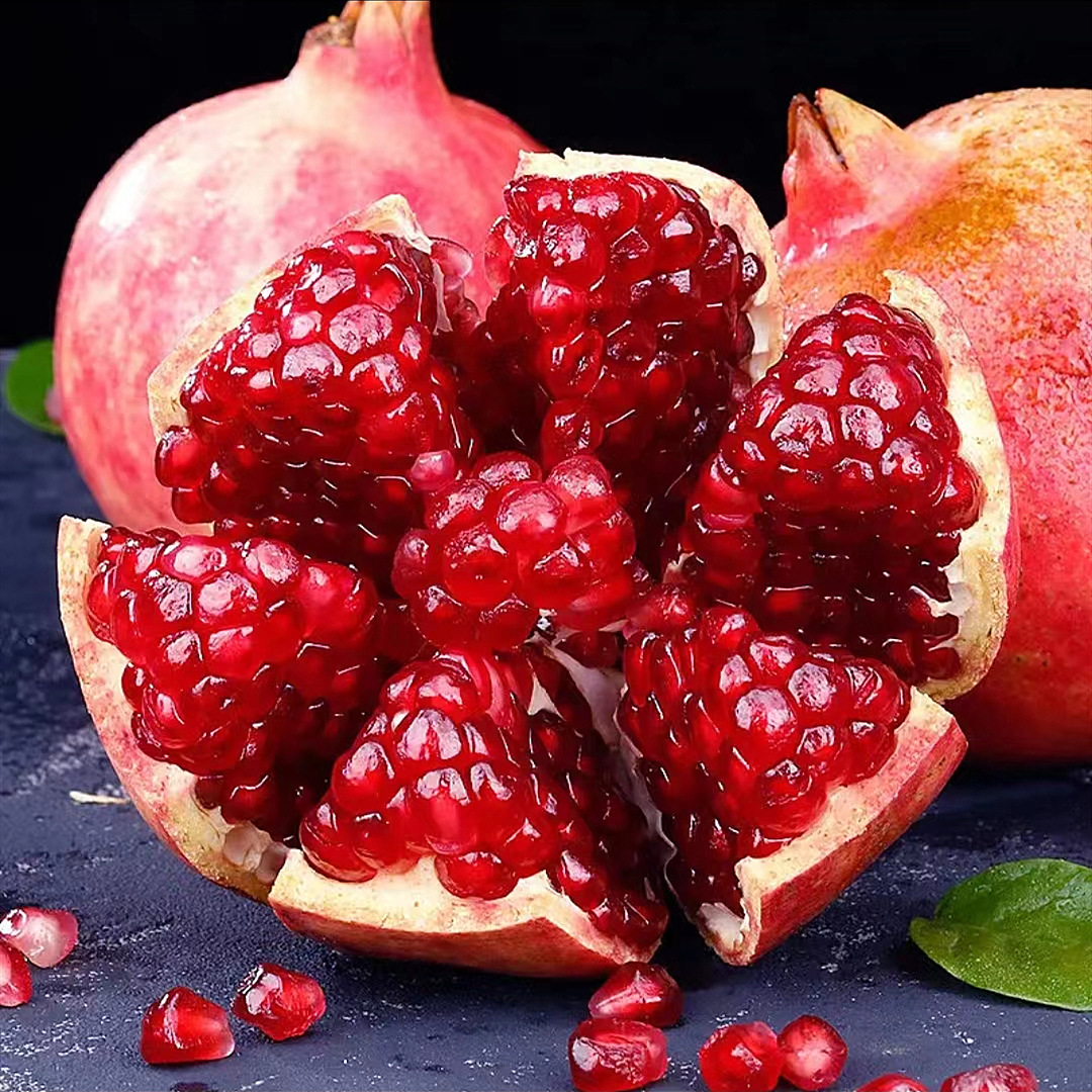 四川会理突尼斯软籽石榴5斤/8斤 新鲜水果红石榴-阿里巴巴