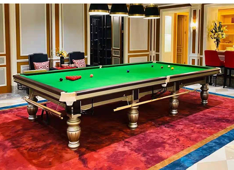 晶凯台球批发 英式斯诺克 标准型 成人 家用 球房用 斯诺克台球桌
