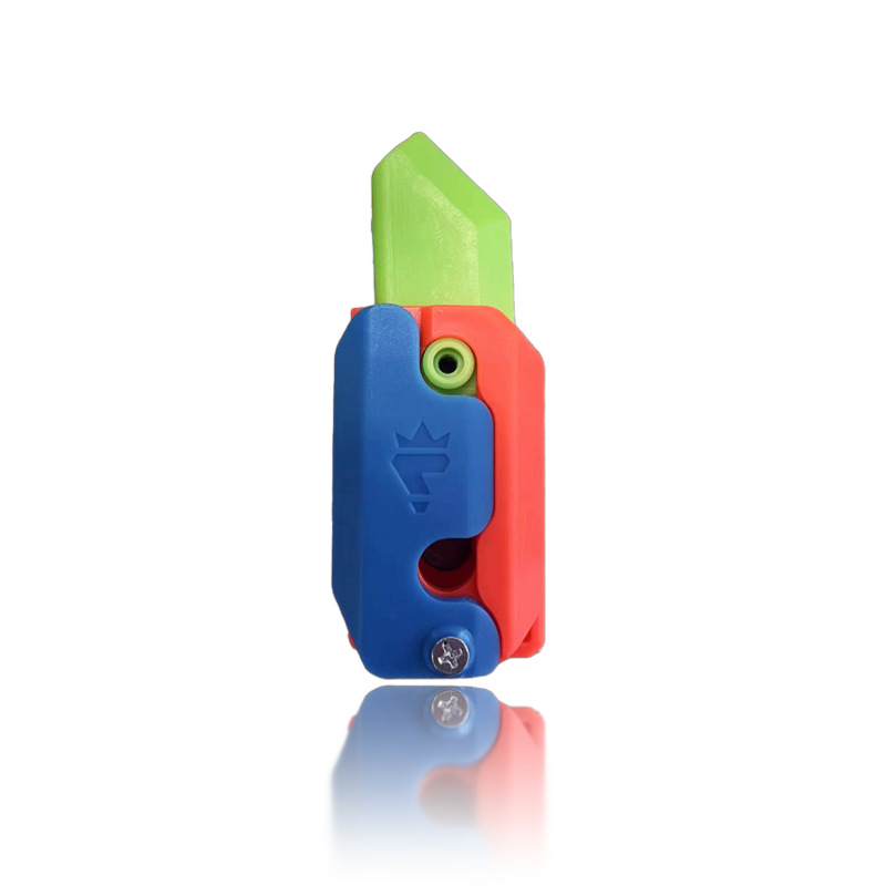 Luminous Radish Knife 3D Gravity Radish Knife Push Card Radish Comb Will Luminous Style New Decompression Toy