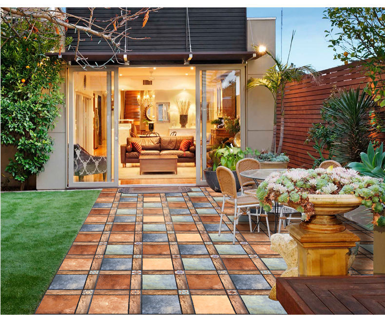 地中海田园风小地砖300x300mm仿古砖室外阳台花园墙砖地砖庭院砖