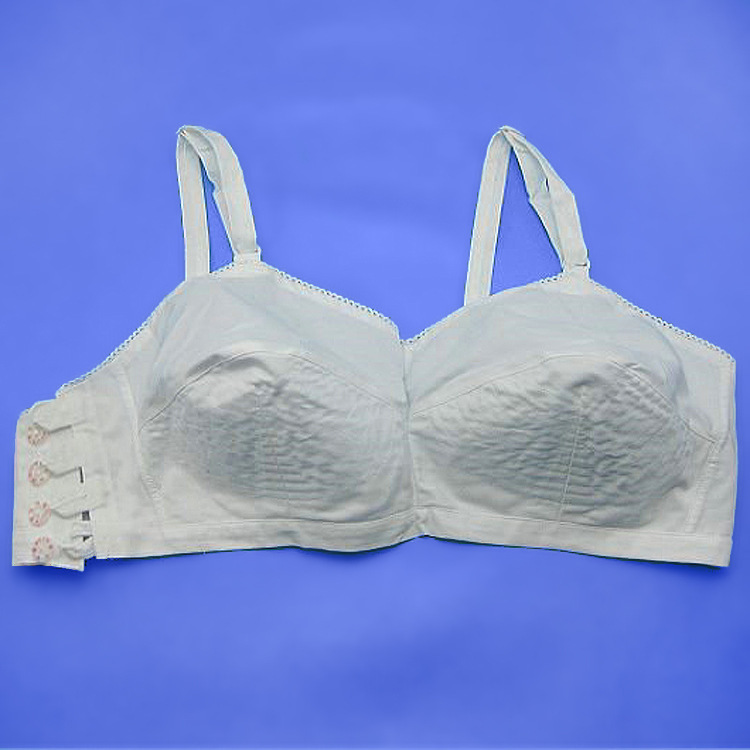 四季款传统棉布胸罩前扣薄文胸 侧扣无钢圈内衣薄款内衣