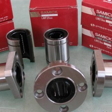 SAMICK圆法兰加长直线轴承LMF6 8 10 12 13 16 20 25 30 35 40LUU