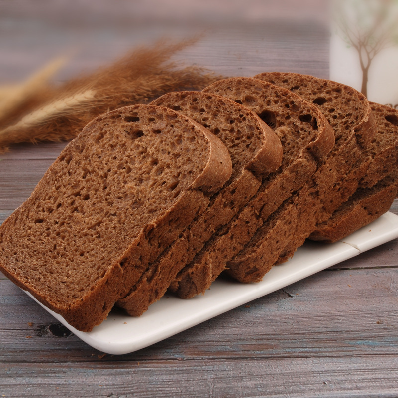 免俄罗斯风味燕麦麸大列巴面包黑粗杂粮饱腹感代餐健身食