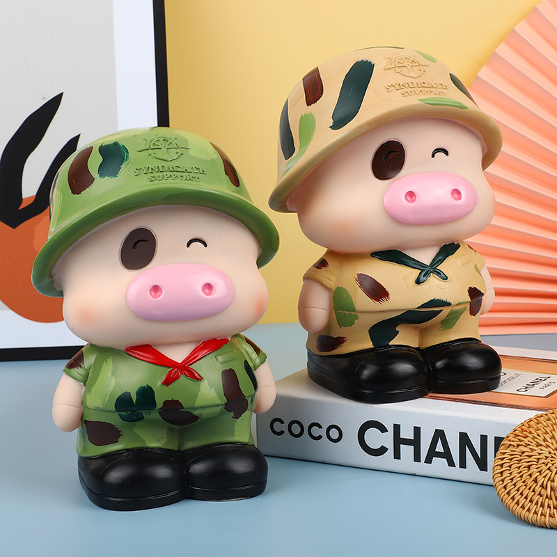 Home Crafts Decoration Small Gift Creative Cute Children's Birthday Gifts Cartoon Pig Coin Bank