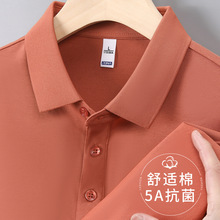 新疆精梳长绒棉高端POLO衫印字工作服短袖广告衫定制文化衫厂服装