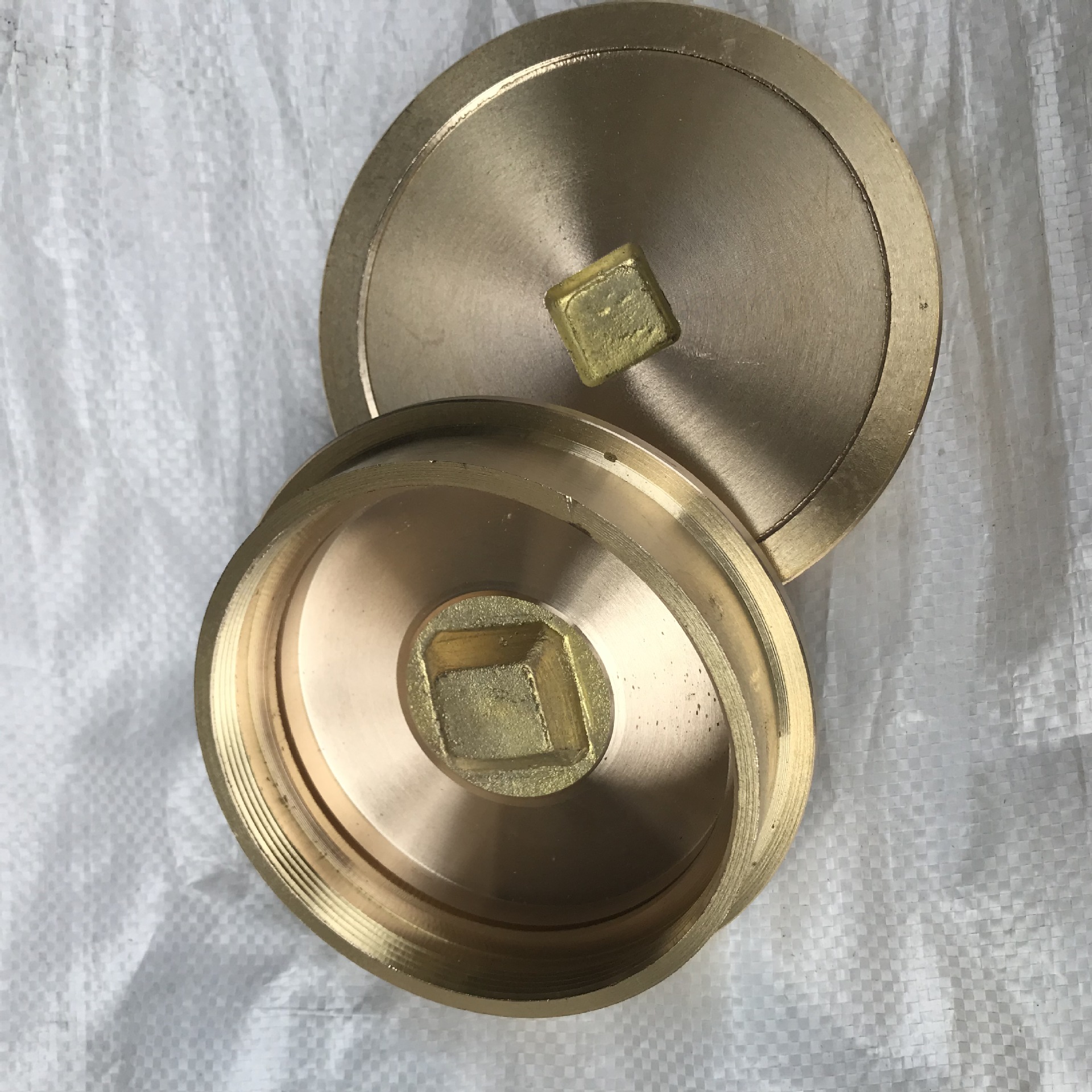 wj型全铜清扫口 04s301-11全铜清扫口 一字扣铜内螺纹清扫口