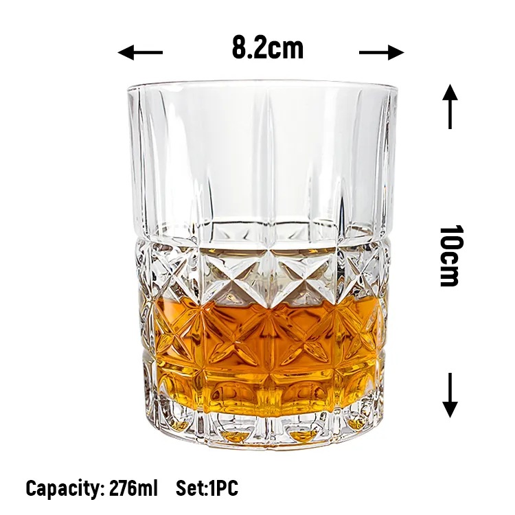 Wholesale Tumbler Glass Cup Lead-Free Tass Multi-Style Rock Glass Crystal Whiskey