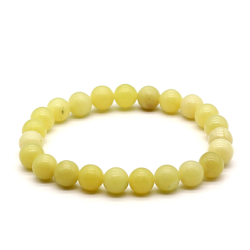 柠檬玉,8mm柠檬玉手链,柠檬玉半成品异形各种玉石可质询