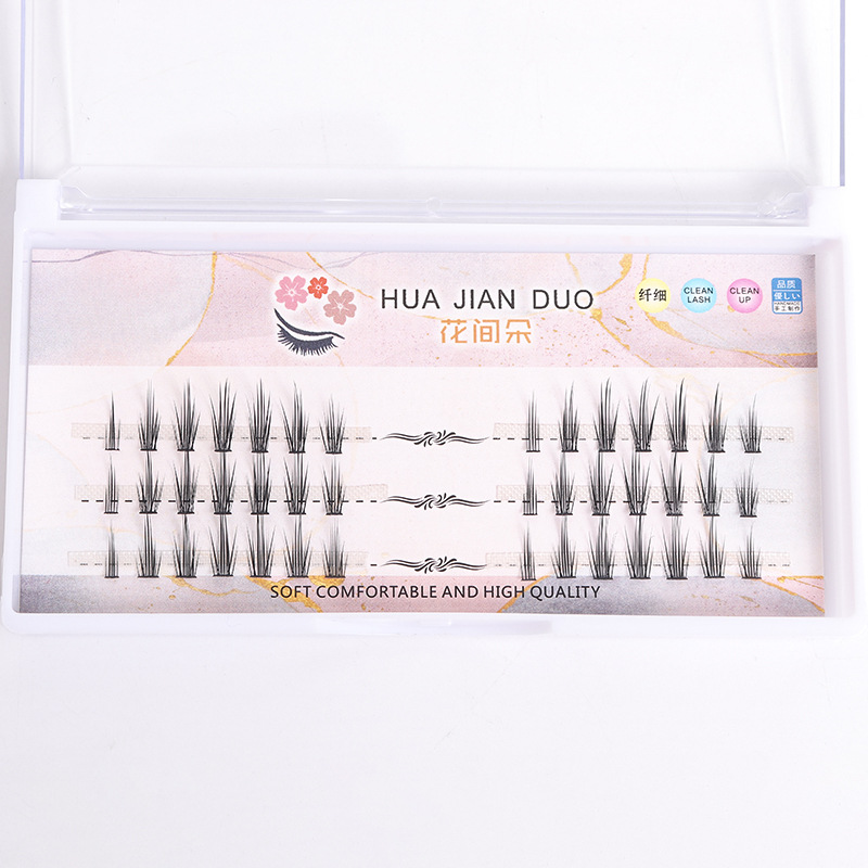 Dandelion Eyelashes Little Devil Natural False Eyelashes Long and Comfortable Thick Self-Grafting Daily Eyelashes