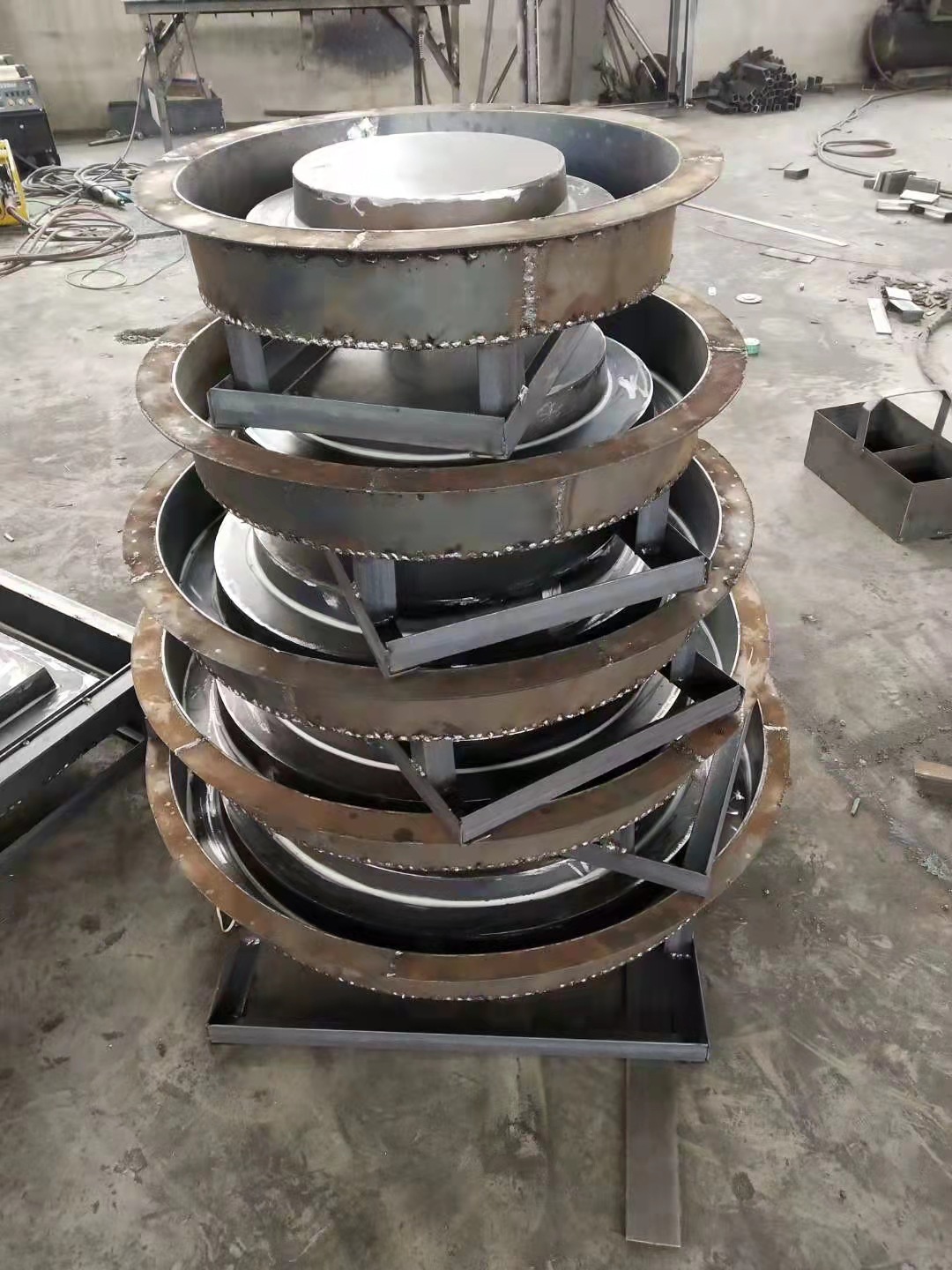 井盖钢模具污水下水道钢筋混凝土圆井盖模具