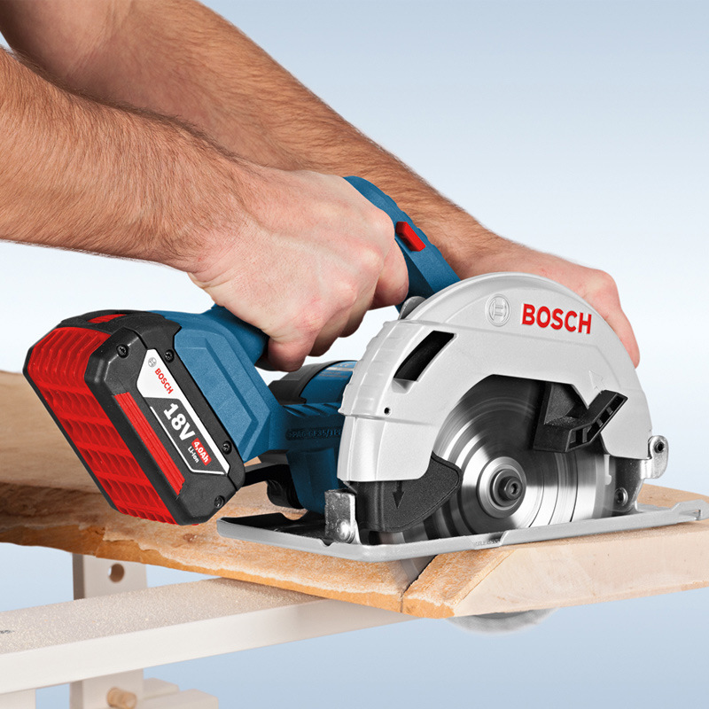 博世新款18v充电式电圆锯gks18v-57锂电木工圆盘电锯手提式切割机