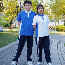 深圳中学校服夏季装运动服男女套装中学生全套统一初高中纯棉校服