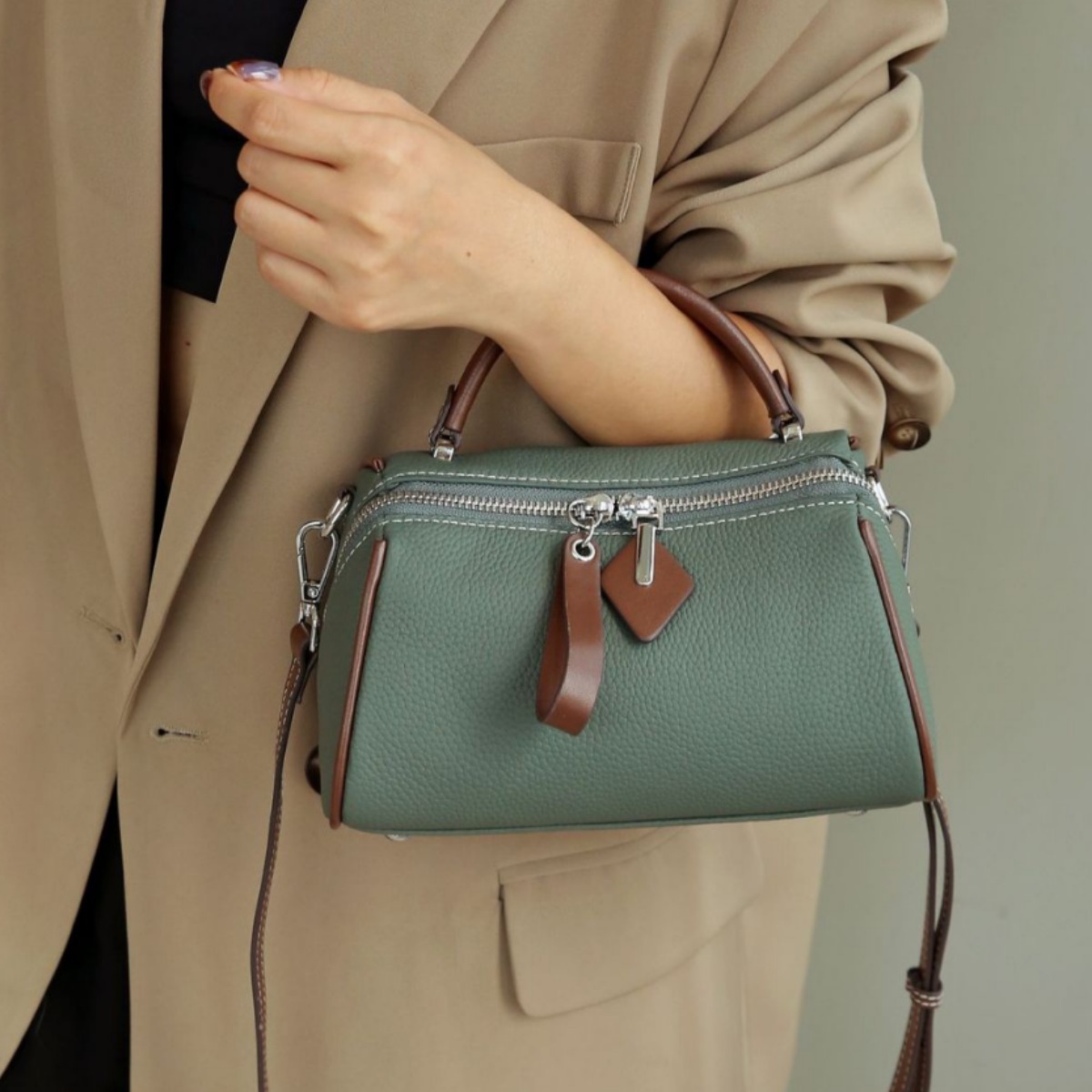 togo头层牛皮女包 单肩女士包袋 时尚大容量实用高级感包包新款