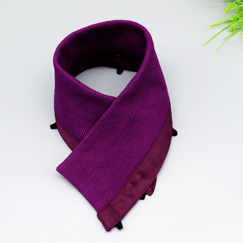 冬季假领子羽绒服防脏领子保暖毛线立领女领套防脏贴羽绒服男衣领