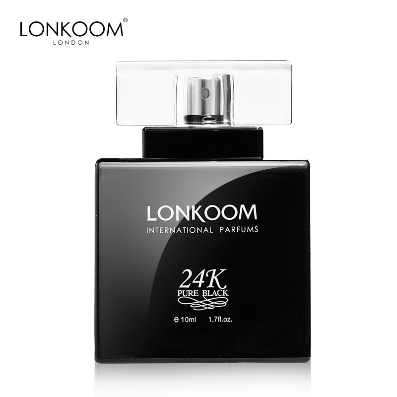 LONKOOM 24K Men's Black Gold Gulong Pink Gold Perfume for Women Natural Fresh Lasting 10ml Dating Gift Wholesale