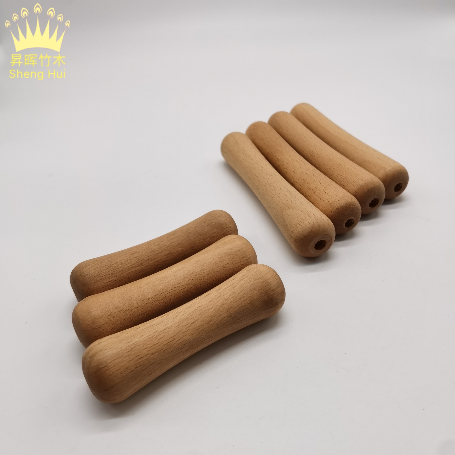 木质磨牙棒研磨棒捣碎药物食物木制捣蒜木棒婴儿磨牙棒辅食研磨棒