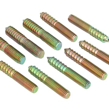 厂家供应双头机牙自攻螺丝m6m12双头螺柱家具自攻螺丝有货可做