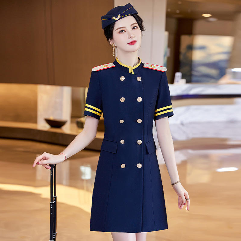 军鼓队服装套装女款打锣鼓秋夏季管乐队打鼓服喜事文工团演出服