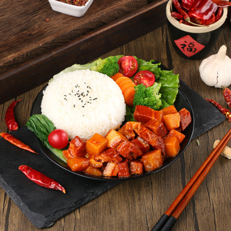 料理包 鼎馨坊土豆红烧肉220g外卖盖饭速食简餐加热即食快餐菜肴