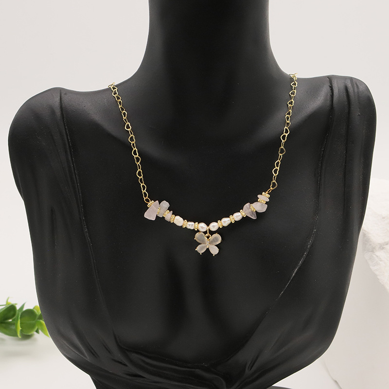 Real Pearl ~ Spring and Summer All-Match Natural Pearl Necklace Ornament Clavicle Chain 2024 High-Grade Pendant Necklace Women