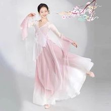 古典舞蹈服装飘逸仙气纱衣中国汉服练功服表演出服套装中国风